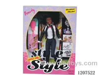12.5 inch Black Barbie
