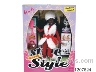 12.5 inch Black Barbie