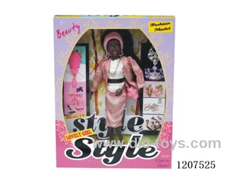 12.5 inch Black Barbie