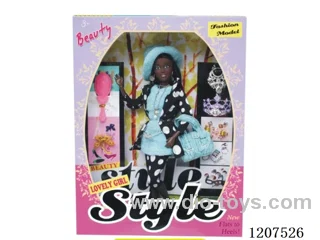 12.5 inch Black Barbie