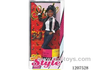 12.5 inch Black Barbie