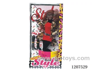 12.5 inch Black Barbie