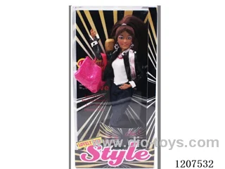 12.5 inch Black Barbie