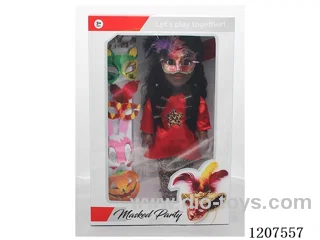 14 inch doll with mask