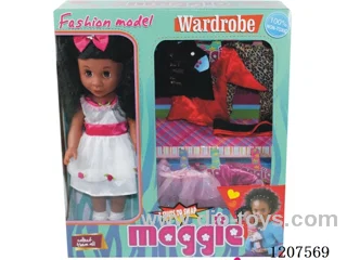 14 inch black doll