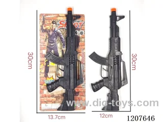 Solid color firing gun