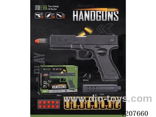 Glock (Black) Manual Burst Soft Gun