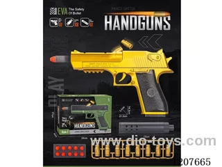 Desert Eagle (Golden) Manual Burst Soft Gun