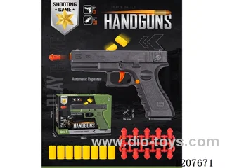 Glock automatic repeating soft gun (orange-headed black)