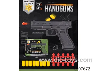 Glock automatic repeating soft gun (pure black)