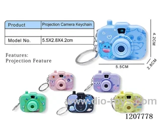 Projection camera keychain