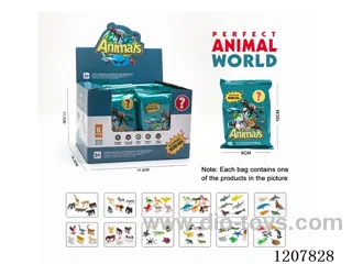 Animal World 12 pack/ box -one pack six figures