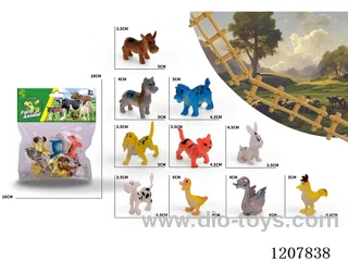 10 cartoon farm animals