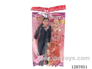 11-inch couple Barbie with bottle Kelly variety mixed.