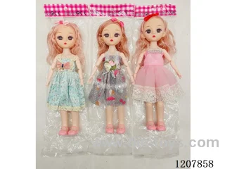 12 inch 11 joints real Barbie flower key ring-variety of mixed