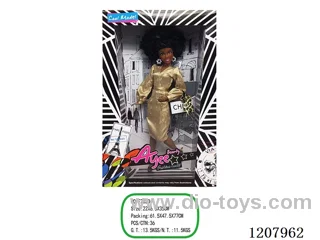 12.5 inch Black Barbie