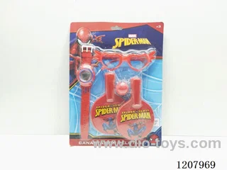 Spider-Man watches table tennis