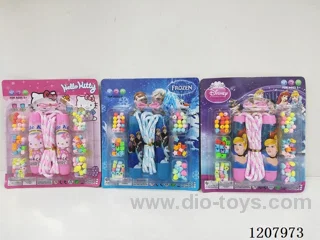 Beaded and skipping rope