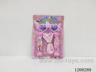 KT Cat Jumping Rope Plus Glasses