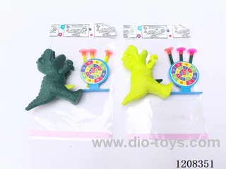 Solid color dinosaur soft gun set