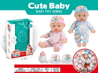 Two mixed 10-inch doll 4-tone ic
