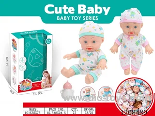 Two mixed 10-inch doll 4-tone ic