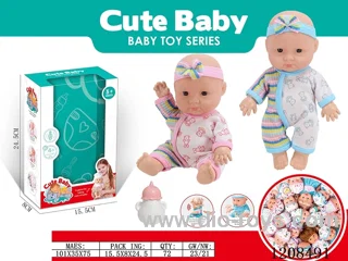 Two mixed 10-inch doll 4-tone ic