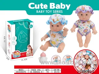 Two mixed 10-inch doll 4-tone ic