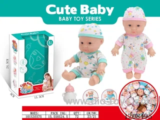 Two mixed 10-inch doll 4-tone ic