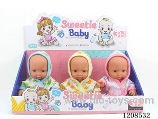 Three mixed 10-inch dolls