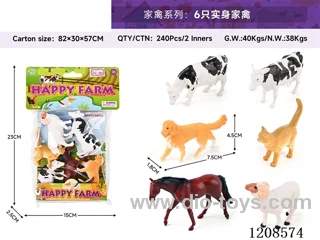 animal set-6 solid farms