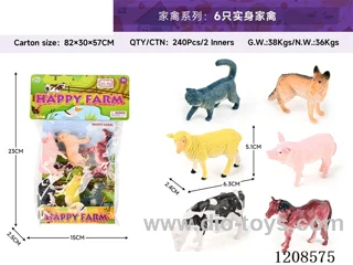 animal set-6 solid farms