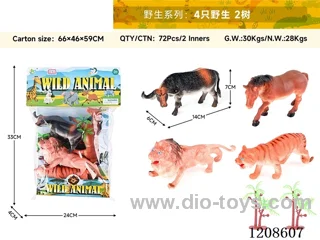 animal set-4 wild 2 trees