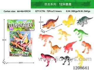 animal set-12 dinosaurs