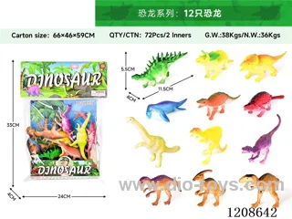 animal set-12 dinosaurs