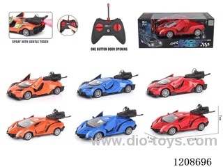 rc car with light/spray not included battery (One-button door opening function)