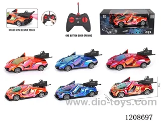 rc car with light/spray not included battery (One-button door opening function)