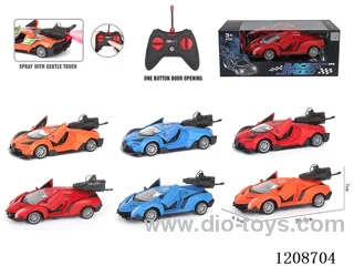 rc car with light/spray not included battery (One-button door opening function)