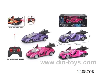 rc car with light/spray not included battery (One-button door opening function)