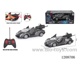 rc car with light/spray not included battery (One-button door opening function)