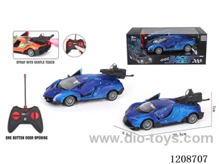 rc car with light/spray not included battery (One-button door opening function)