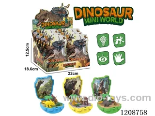 Micro-scene storage dinosaur set (6PCS)