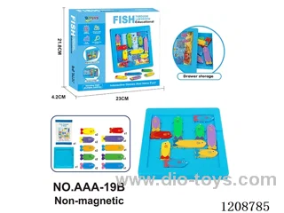 The fish ran into the maze.