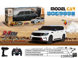 1：12 2.4G 4ch rc car with spray included battery