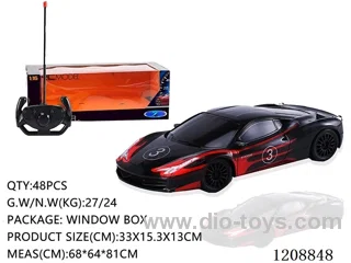 1: 16 Ferrari 4ch rc car with light not included battery