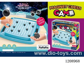 Magnetic chess game