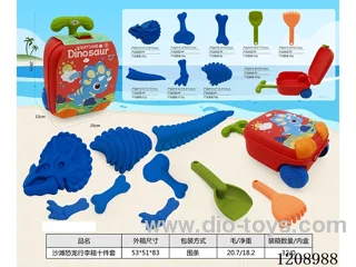 Beach dinosaur suitcase 10 PCS