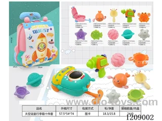 Space bathroom suitcase 10 PCS