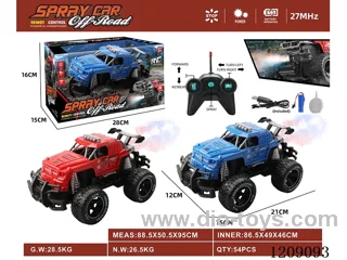 5ch rc car with spray included 3.7V battery