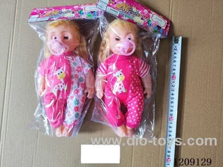 12 inch doll set - Left and right pants + pacifier